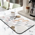 thumbnail image 2 of Practical Dish & Coffee Drying Mat - Absorbent Pad with Non-slip Rubber Back, Hide Stains Perfectly, Excellent for Kitchen Counters, Dish Racks, Coffee Mat and Diatom Mud Coffee Makers, Size 19.5x12in, 2 of 7