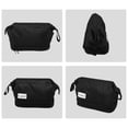 thumbnail image 5 of Makeup Bag Cosmetic Travel Bag Waterproof Toiletry Bag for Women Nylon Black 27.5x19x15cm, 5 of 6