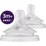 Philips Avent Natural Baby Bottle with Natural Response Nipple, Clear, 11oz, 2pk
