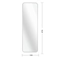 thumbnail image 5 of Full Body Mirror, Silver 47 x 14IN Door mirror.(W2203P182160), Silver Tall Mirror,Aluminium Alloy,Mirror Floor Mirror, Household Supplies & Décor, Mirrors, Full Length Mirrors Silver 47 x 14IN Door m, 5 of 6