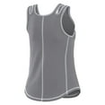 thumbnail image 3 of Women's WEAR by Erin Andrews Gray New York Yankees Contrast Stitch Tank Top, 3 of 5