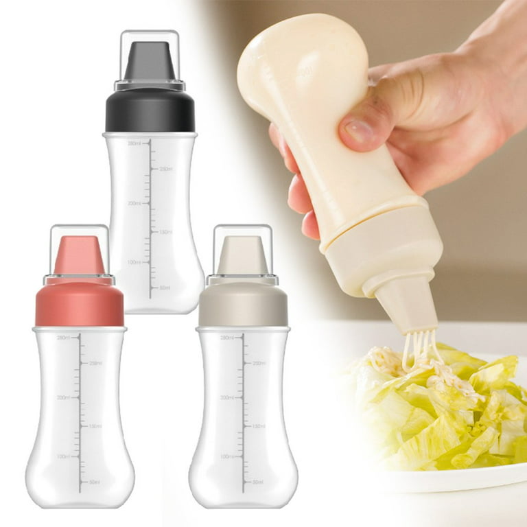  ANNICEE Condiment Squeeze Bottles 10 Oz 5 Pack with