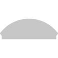 thumbnail image 5 of Ekena Millwork 54"W x 20-3/8"H x 2-3/4"P Segment Arch Sunburst Architectural Grade PVC Combination Pediment, 5 of 7