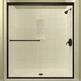 thumbnail image 3 of Arizona Shower Door ES16080BNCLL 80.38 x 60 in. ESE Euro Enclosure Shower Door with Showerhead Left - Brushed Nickel, 3 of 6