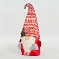 thumbnail image 3 of Everstar 22" UL PLUSH GNOME WITH RED HAT SCULPTURE, Red, 3 of 5