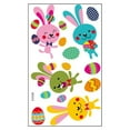 thumbnail image 2 of 1PC Easter Window Clings Large Easter Eggs Window Decals Painted Eggs Bunny Flowers Window Stickers for Home Office School Decor Spring Glass Window Decoration, 2 of 9
