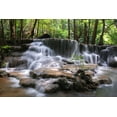 thumbnail image 2 of Waterfall Kanchanaburi Thailand Wall Mural by Wallmonkeys Peel and Stick Graphic (18 in W x 12 in H) WM202118, 2 of 4