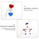 thumbnail image 3 of HEALEEP 4Pares Aretes Patrióticos Para Mujer Multicolor Perfectos Para El 4 De Julio, 3 of 6