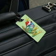 thumbnail image 2 of Santa Hat Rainforest Christmas Tree Frog Luggage ID Tags Suitcase Carry-On Cards - Set of 2, 2 of 4