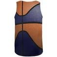 thumbnail image 2 of Championship Basketball Navy & Orange All Over Mens Tank Top Multi 2XL, 2 of 2