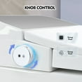 thumbnail image 4 of Alvantor Smart Toilet Bidet Built in Tank, Automatic Flush, Heated Seat, LED Light, Foot sensor, Power Outage Flushing White, 4 of 8