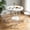 White, variant on OROFULL 32 inch Round Folding Table 1 Pack, Hdpe Portable Plastic Desk for Indoor Outdoor Picnic, Camping, Banquet & Party Use,White