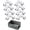 8pcs 10-12mm, variant on Aluminum Tile Clamp,8pcs,10-12mm, Aluminum Alloy Tile & Glass Clamp Bracket, Tile Connector Clip