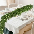 thumbnail image 5 of 70.86Inch Pre-Lit Christmas Garland with LED Lights, Realistic Pine Greenery Artificial Garland,Battery Operated Lighted Garland for Stairs Mantle Table Front Door Holiday Winter Decorations, 5 of 8