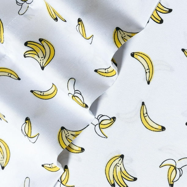Mainstays Soft, Easy Care, Microfiber Sheet Set Banana, Twin