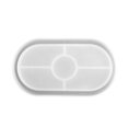 thumbnail image 3 of tamizeot Moule Ovale en Silicone pour sous-Verres Plateau Résine Argile Époxy Résine Support de Gâteau Plateau Résine sous-Verre 1Ensemble, 3 of 6