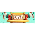 thumbnail image 4 of Cute Fabric Banner with ONE Lettering and Heart Decorations for First Birthday Party Backdrop Party Supplies Photography Props Decorations Background, 4 of 8