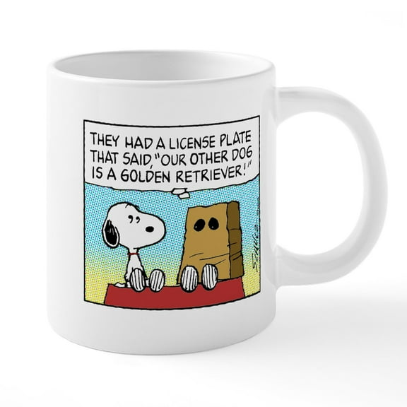 CafePress - Goldenretrieverpw - 20 Oz White Ceramic Mega Mug