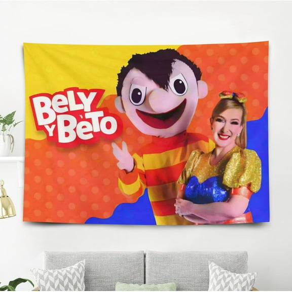 YOUYONGZHI Bely Y Beto-Theme Anti-pilling Tapestry Gift Wall Hanging Backdrop for Room Bedroom Girls Fans Background Banner Party Birthday Supplies Decor