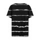 thumbnail image 5 of Fiudx Liquidación de Ofertas Flash Blusa de Manga Corta Estampada a La Moda para Mujer, Blusas Informales con Cuello Redondo, 5 of 5