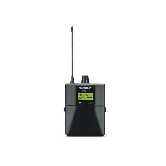 Shure P3RA Professional Wireless Bodypack Receiver for PSM 300 Monitor System, G20:488-512MHz