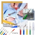 thumbnail image 1 of Sewing Thread Remover Set | Ergonomic Seam Ripper Tools | Sharp Curved Blade Unpicker | Metal & Plastic Durable Design | Protective Cover | Fast Stitch Cutting | 10 Pack, 1 of 8