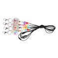 thumbnail image 1 of Cordón con cuentas 4 piezas cordón de nailon ajustable para evitar desgarros cordón para profesores para insignias de nombre para el día escolar, 1 of 8