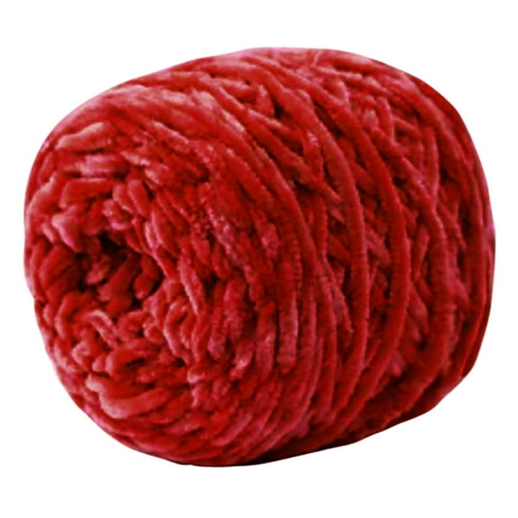 Last Chance 1X Ball Of Yarn,Gold Velvet Yarn Handmade Diy Crochet Scarf Yarn 14 Rust Red,Soft Gold Velvet Knitting Yarn Diy Shawl Scarf Crochet Thread Woollenyarn