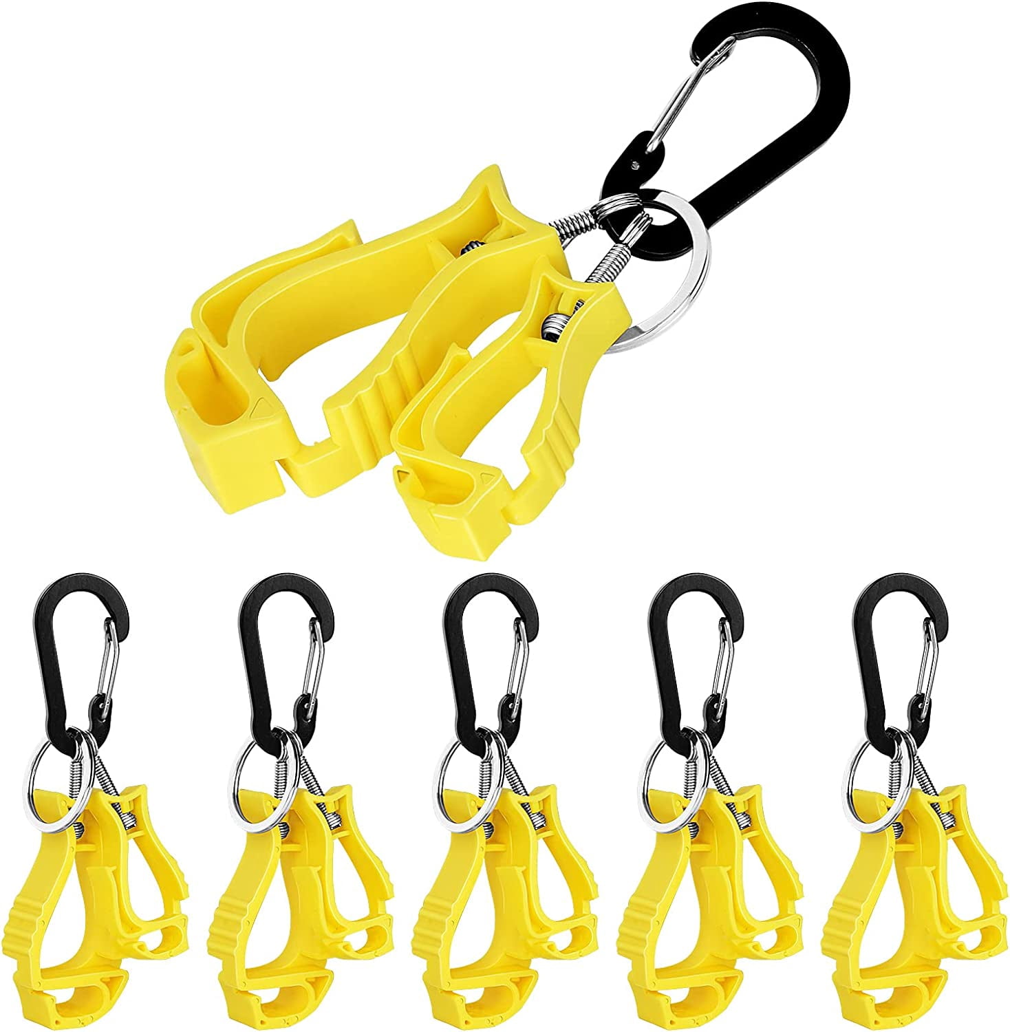 EcoNesxp 6 Piece Glove Clip Set Glove Clips for Work Glove Clips Construction Workers for Glasses Helmet Glove Clips