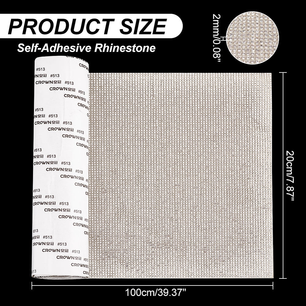 Adhesive Rhinestone Sticker Bling Rhinestone Sheet Double Adhesive Gems Stickers Gifts Party Supplies