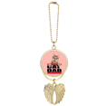 thumbnail image 1 of Cat Shows Tap Sport Art Deco  Fashion Car Keychain Angel Wing Pendant, 1 of 4