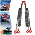thumbnail image 3 of 5/16" Chain Sling 4Legs with Sling Hooks G80 Lifting Chain Sling 13FT Lift Chain, 3 of 15