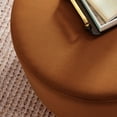 thumbnail image 5 of Modway Tilden Large 23" Round Performance Velvet Upholstered Ottoman in Rust Natural, 5 of 8
