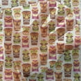 thumbnail image 3 of Tiki Bar Tulle Curtains with Rod Pocket, Sixties Retro Inspired Hawaiian Party Happy Tiki Pattern Colorful, Sheer Drape for Wedding Party 2 Panels, 7 Sizes, Multicolor, by Ambesonne, 3 of 3
