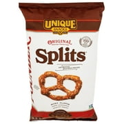 Unique Snacks - Original Pretzel Splits, 16 Ounce Bags, 192 Ounces Total (Pack of 12)