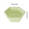 thumbnail image 3 of Hexagon Planter Pot Thickened Modern Plastic Flower Container with Drainage Hole for Indoor Outdoor Balcony Garden Home, 3 of 6