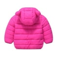 thumbnail image 4 of Staki Baby Boys Coat Warm Toddler Puffer Jacket Hooded Winter Outerwear for Boys Baby Wearing Coat 12M,18M,24M,2T,3T,4T,5T(Hot Pink,2-3 Years), 4 of 6