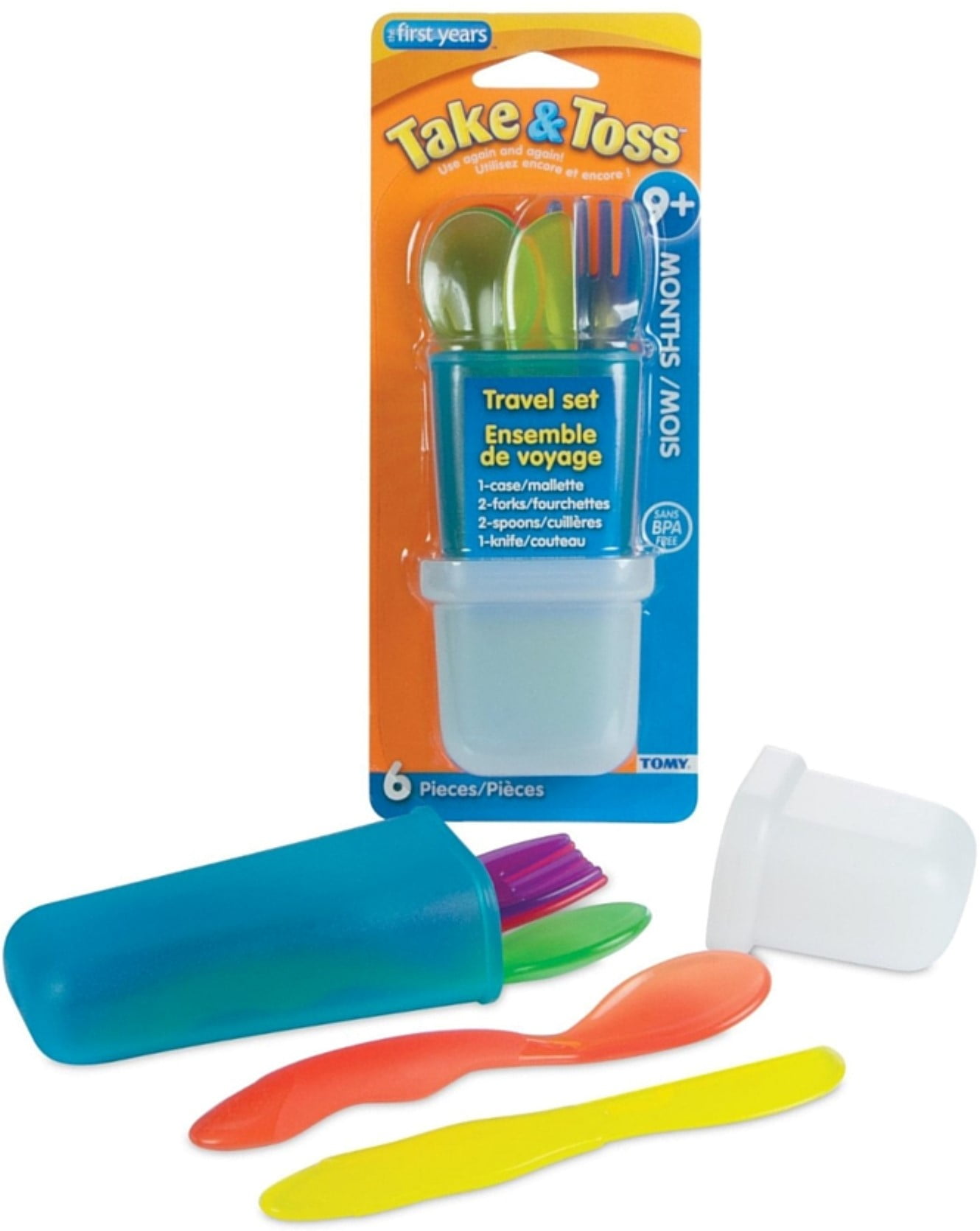 The First Years Take /& Toss Travel Cutlery Set