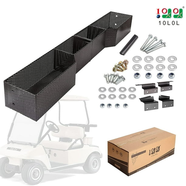 10L0L Golf Cart Front Basket Dash Storage Fit Club Car DS 2000up & Club Car Precedent,Black