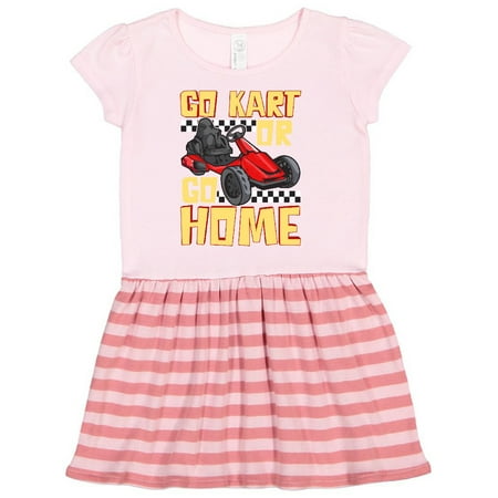 

Inktastic Go Kart Funny Go Karting Gift Toddler Girl Dress
