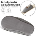 thumbnail image 5 of BERANMEY Soft Memory Foam Slippers for Women and Men, Fuzzy Curly Fur House Slippers with Non-Slip Rubber Sole, Cozy Indoor Closed Back Home Shoes for Family, 5 of 9