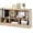 Natural, variant on NurtureTail 5 Cube Bookcase, Wooden Storage Open Bookshelf with Multipurpose Display Shelves, Modern Organizer Cabinet for Living Room, Bedroom, Hallway, Kids Playroom and Reading Nook(Grey)