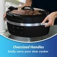 CrockPot 6 Quart Thermoshield Slow Cooker with Easy Carry Handles