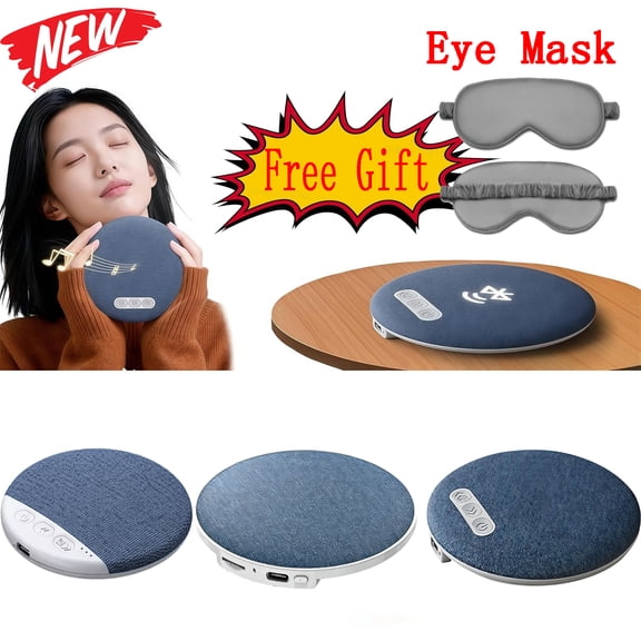 KOYPTL Pillow Speaker for Sleeping Ultra Slim Bluetooth 5.4 Pillow Speaker-White Noise-TF Card-Type-c Charging,Wireless Sleep Aid with Stereo Bass Private Sleep Headphones Holiday Birthday Gifts