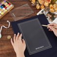 thumbnail image 3 of 2Pcs 2 Sizes Rectangle Book Sewing Template Acrylic Template Clear Bookbinding Tool for Portable Notebook Journal Handbook Cover Making diy, 3 of 6