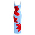 thumbnail image 3 of WILLBEST Vestidos Maxi de Mujer Vestidos Maxi Ajustados de Verano para Mujer 2025 Vestidos Largos Bohemios de Playa sin Mangas con Tirantes Finos y Cuello Cuadrado Florales Grande​​, 3 of 3