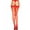 Red, variant on Women's Women's String Back Spandex Sheer Pantyhose; White 337-WHITE