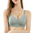 thumbnail image 1 of Sujetador de lactancia para mujer Cierre frontal Sin aros Bralettes suaves acolchados para dormir de TOMSHOO Ropa interior de mujer, 1 of 2