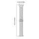 thumbnail image 2 of Correa de Metal de Acero Inoxidable Correa de Reloj para Samsung Galaxy Fit 3 SM-R390 Dorada, 2 of 8