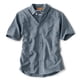 thumbnail image 1 of Camisa Orvis Tech Chambray Work de manga corta para hombre azul-M, 1 of 5